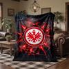 Eintracht Frankfurt Football Print Flannel Blanket Soft Warm Sofa Bed Throw Blanket For Home Office Bedroom