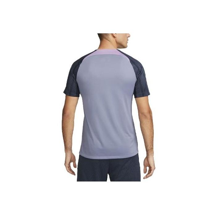 Nike Футболка мужская Tottenham Hotspur Strike с вышитыми буквами и принтом в стиле пэчворк с коротким рукавом, цвет железно-фиолетовый DX3025-524