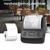 Portable 80mm Receipt Label Printer Wireless BT Thermal Receipt Printer Mobile Bill Printer Compatible with Android iOS Windows System ESC POS Print