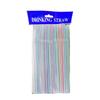Disposable Striped Bent Plastic Straws