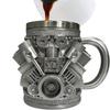 Кофейная кружка из нержавеющей стали Двигатель Кружка из нержавеющей стали Кофейная кружка с двигателем автомобиля V8-B61B