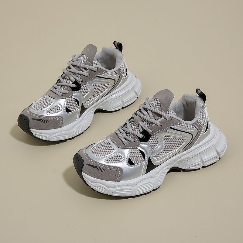 New Dad Shoes Women's Spring Student Sports Running Casual Shoes Platform Heightening Shoes Women's Shoes