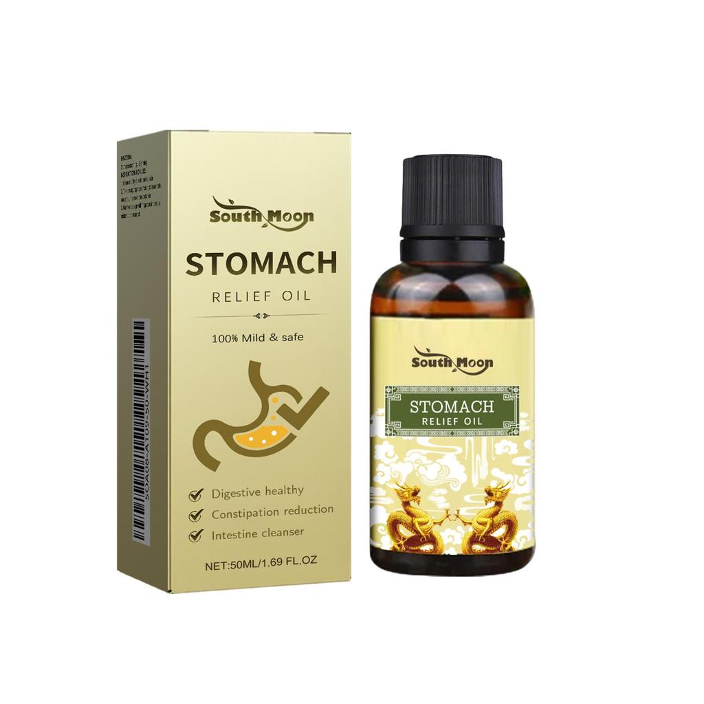2PCS - 50ml Stomach Massage Oil, relieves constipation and other digestive issues, improves bad breath, boosts metabolism, relaxes the body.