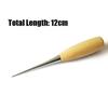 Профессиональное тканевое шило, инструмент для шитья, пробивание отверстий в коже, деревянная ручка, шило, ремесленные инструменты для шитья кожи