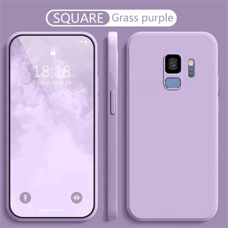 Мягкие чехлы из жидкого силикона для Samsung Galaxy S8 S9 S10 S20 S21 FE S22 S23 S24 Plus Fundas для Samsung Note 8 9 10 20 Plus Cover