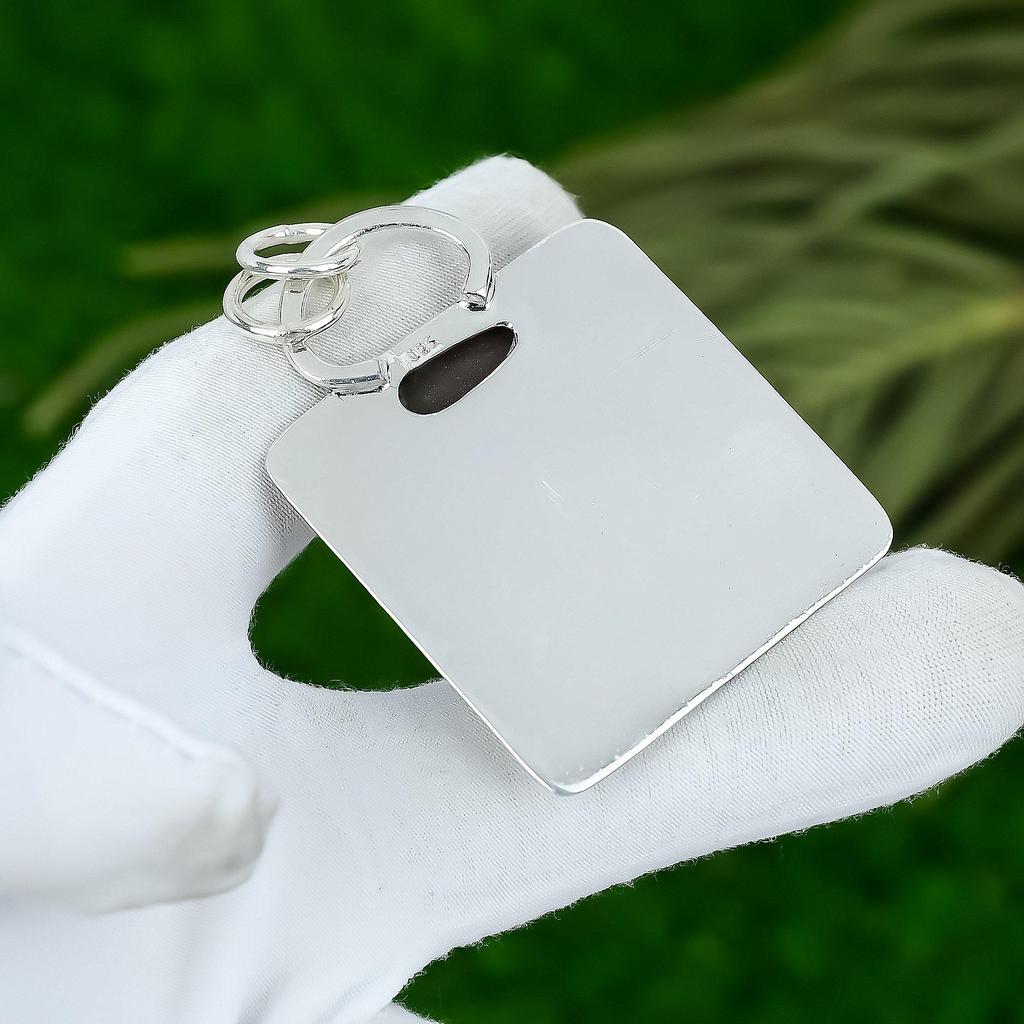 Sisters Day Sale Natural Sodalite Daughter Third Eye Chakra Pendant 925 Silver