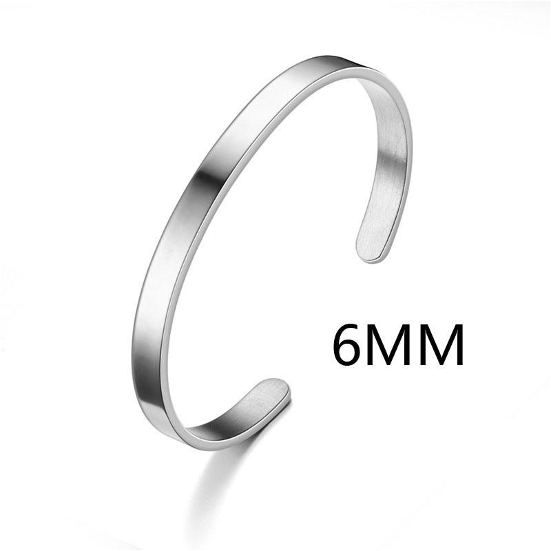 Минималистичный браслет-манжета из нержавеющей стали и браслет цвета: золото, серебро, черный цвет, открытые браслеты для мужчин и женщин, ювелирные изделия в стиле хип-хоп