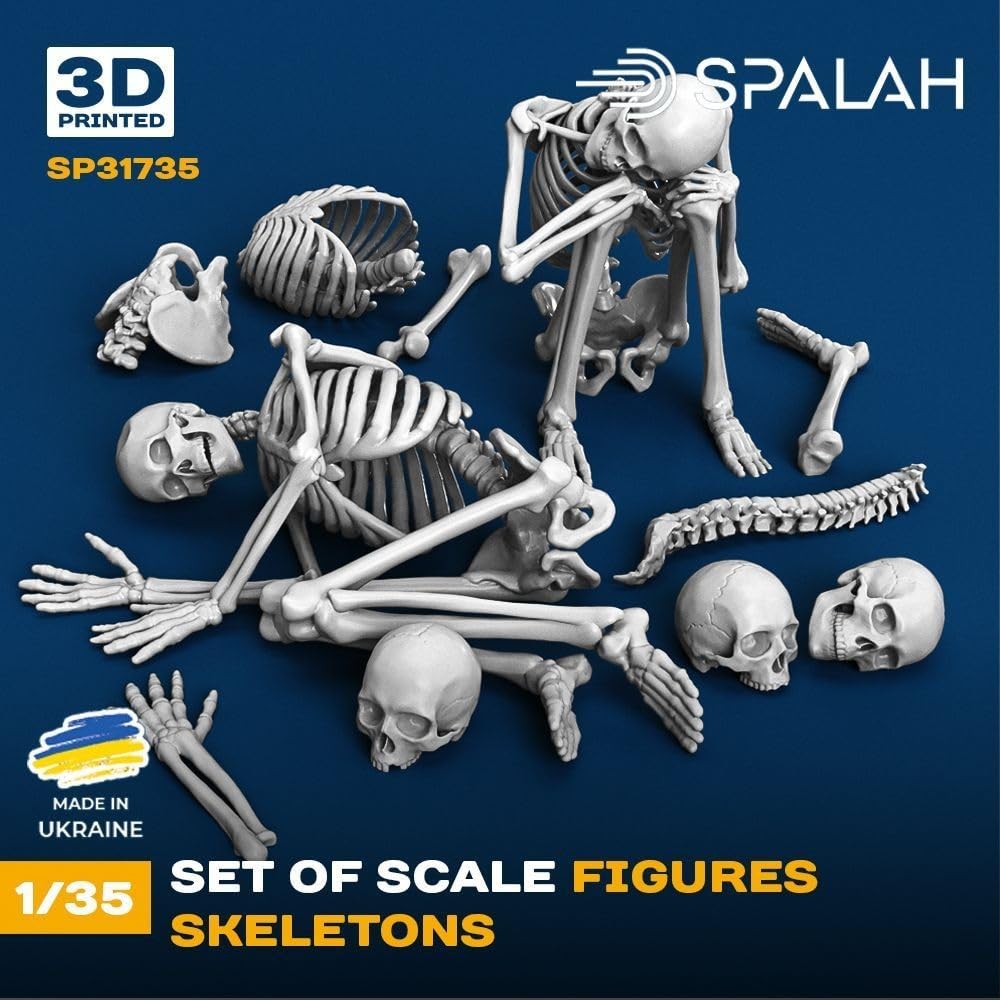 Spallach Skeleton Set 3D Printer Kit SPU31735 1/35