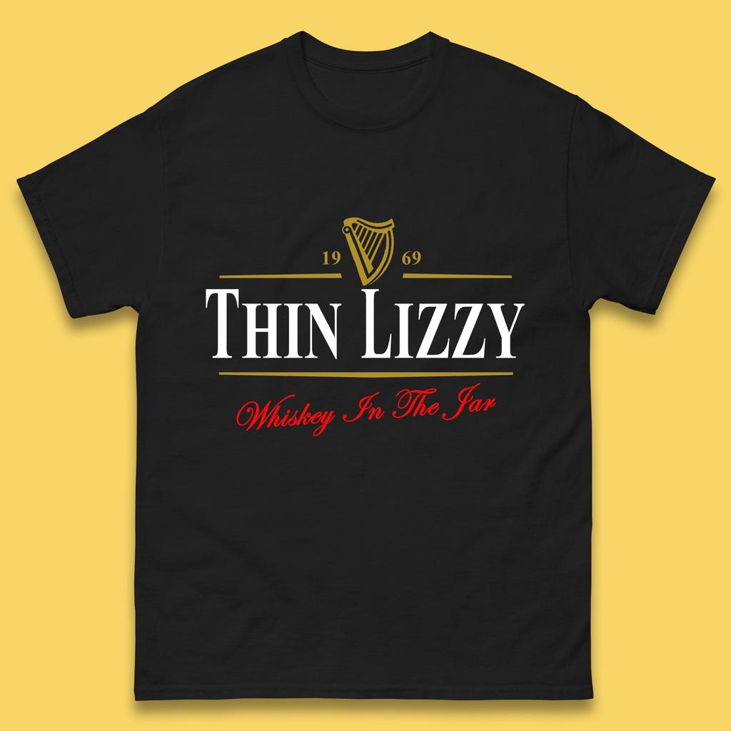 Мужская футболка Thin Lizzy Whiskey in The Jar Женские топы Футболки