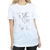 Disney Womens/Ladies Goofy Classic Baseball Cotton Boyfriend T-Shirt