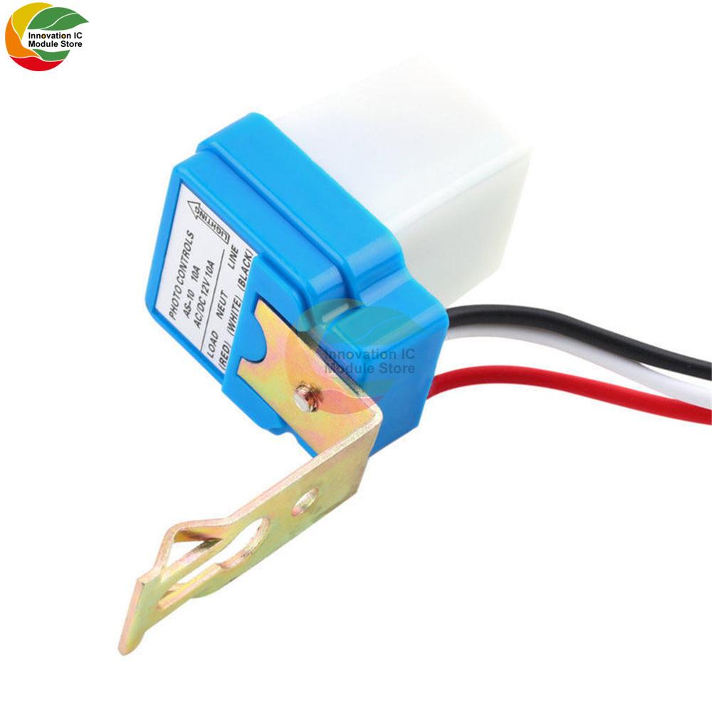 Auto Switch Sensor On/Off Photocell Street Light Switch 11-61Hz 11A Photo Control Photoswitch Sensor DC 11V 11V AC 111V