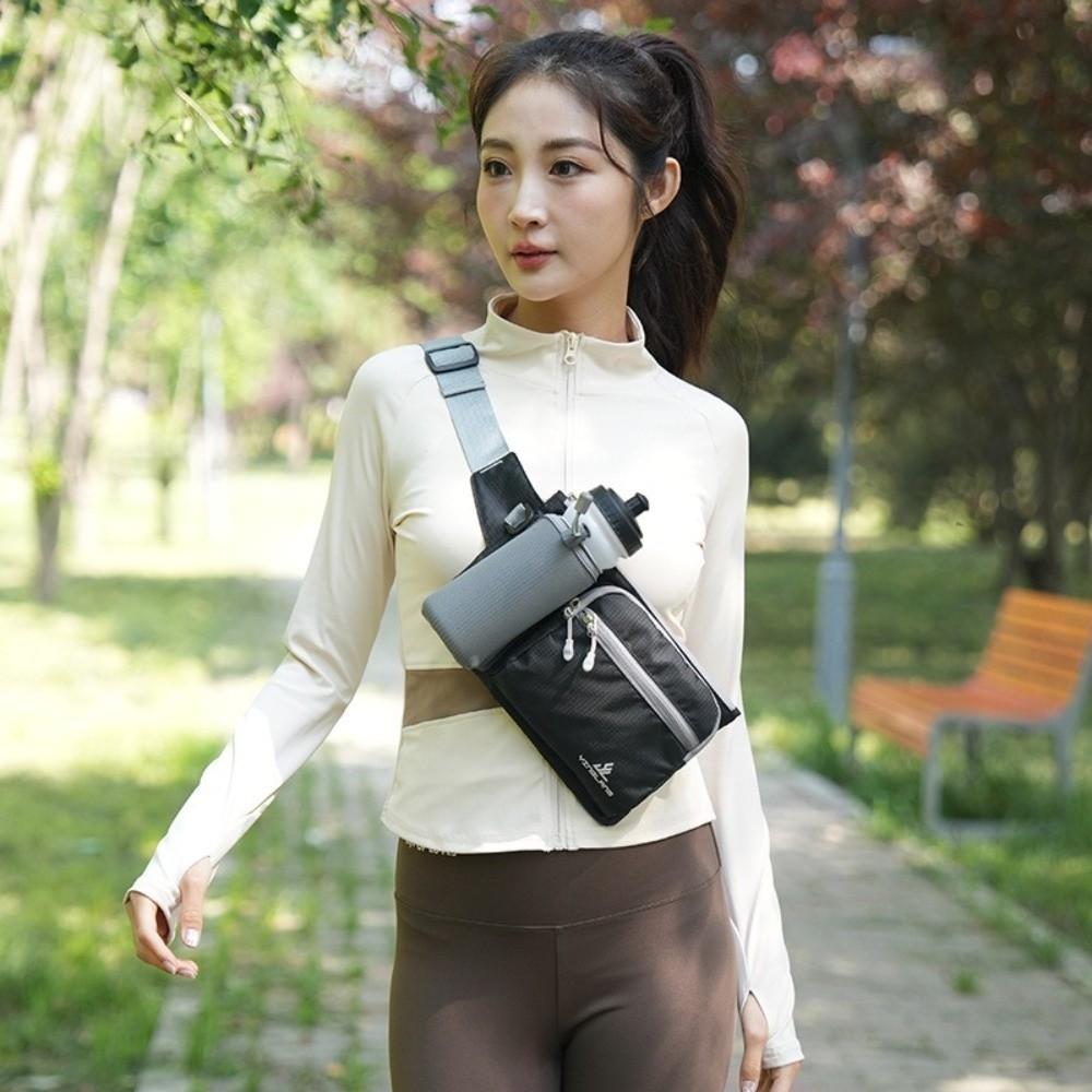 Multifunctional Waist Bag Lightweight Water Bottle Bag Casual Phone Chest Bag Cycling