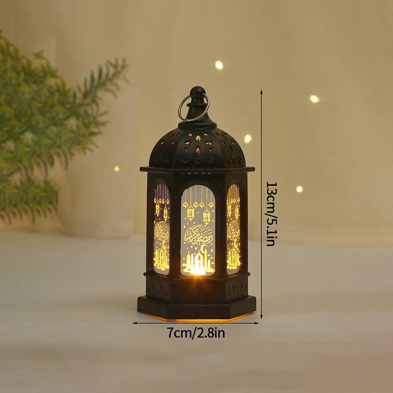Muslim Ramadan Lantern Eid Led Night Light  Ramadan Decoration Moon Star Glowing Light Islamic Eid Al Adha Gift