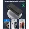 for Samsung Galaxy Z Fold 4 Case [with S Pen Holder & Card Holder][Kickstand for Full Screen Viewing][Wireless Charging Protective Cover] Slim PU