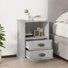 VidaXL Bedside Tables 2 Pcs Concrete Grey 43x36x60 Cm 816337