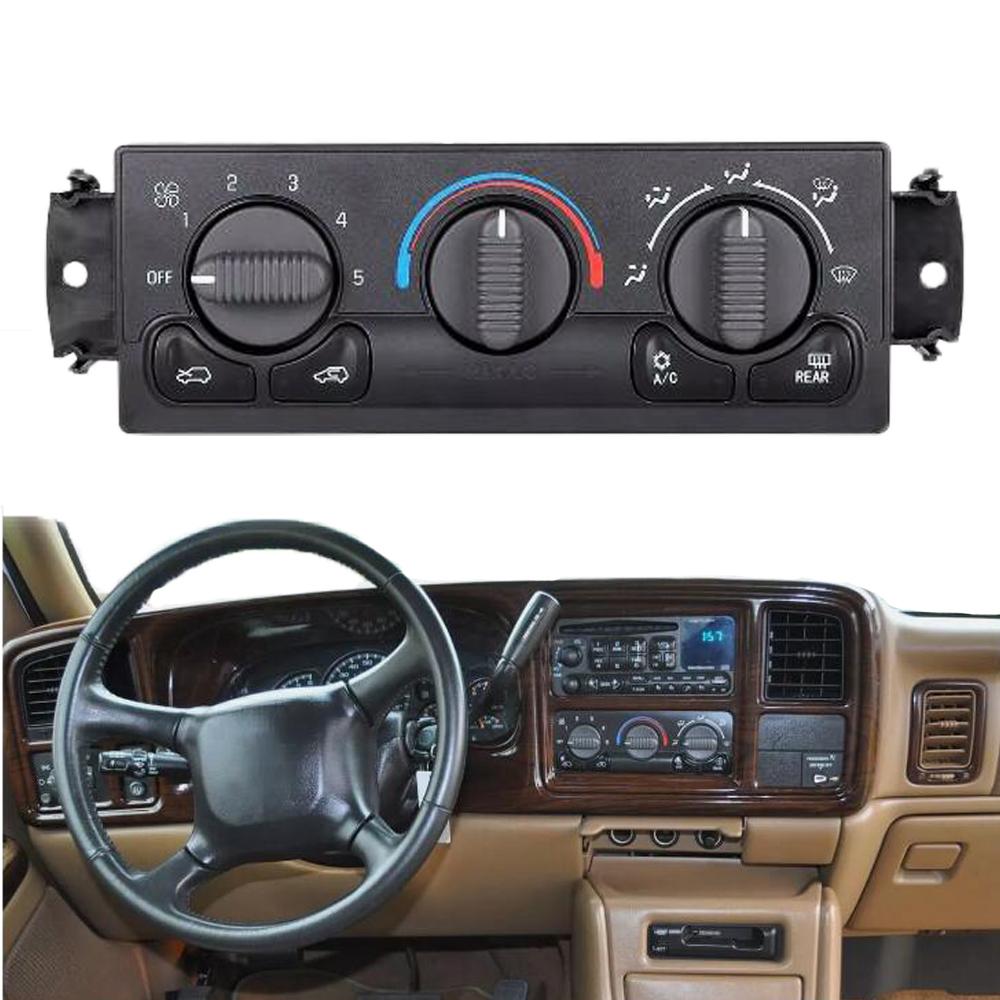 AC Air Condition Climate Control Switch Auto HVAC Control Module For Chevrolet Silverado 1500 1999-2002,15054697