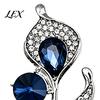 Oxidation Resistant Brooch Women Rhinestone Flower Pin, Sparkling Floral Lapel Pin Decorative Accessory for Coats Dresses Suits Jewelry