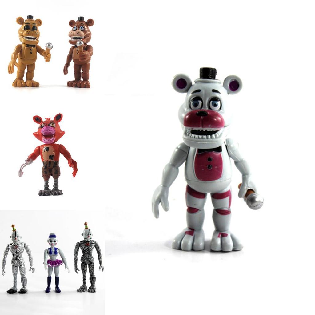 Очаровательные 6 мини-фигурок Fnaf Five Nights At Freddy's Для Топперов Тортов И Подарков