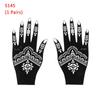 Mehndi Indian Style Beauty Tattoo Stencils Henna Template Sticker Temporary Hand Decal DIY Body Art