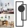 Creative Metal Wall Decorations Modern Design Minimalist Shelving Iron Art Hanging Pendant For Living Room Wall Home Decor