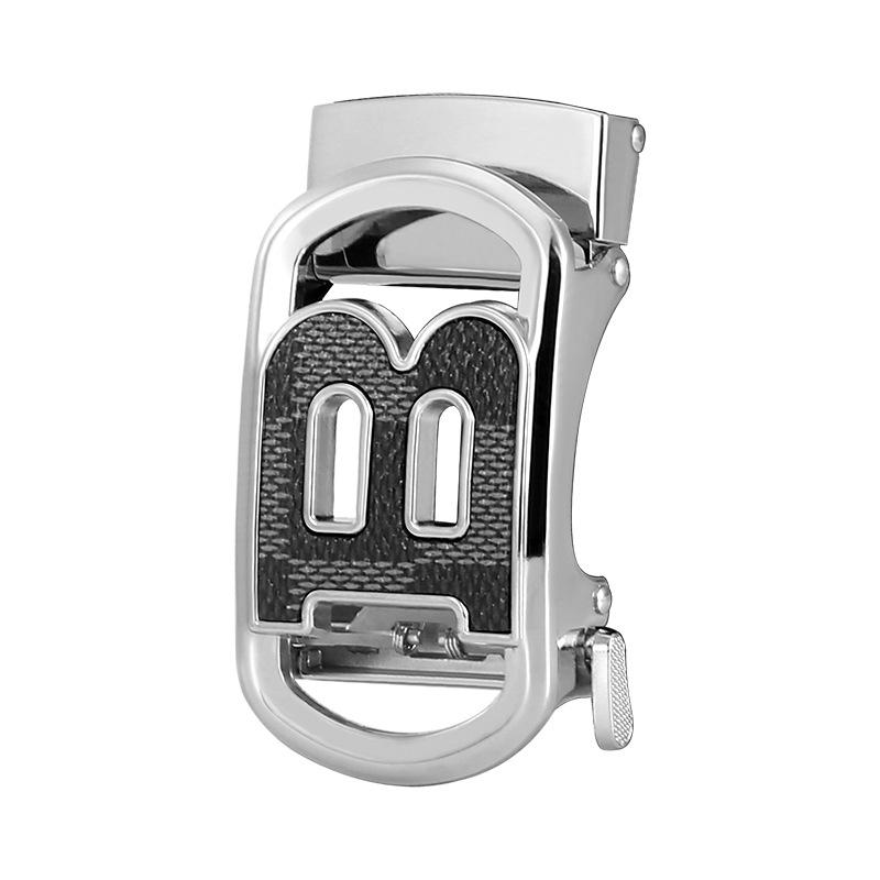 Клетчатый флаг Пряжка для автоматического кожаного ремня из цинкового сплава