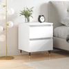 VidaXL Bedside Table White 40x35x50 Cm Engineered Wood 826860