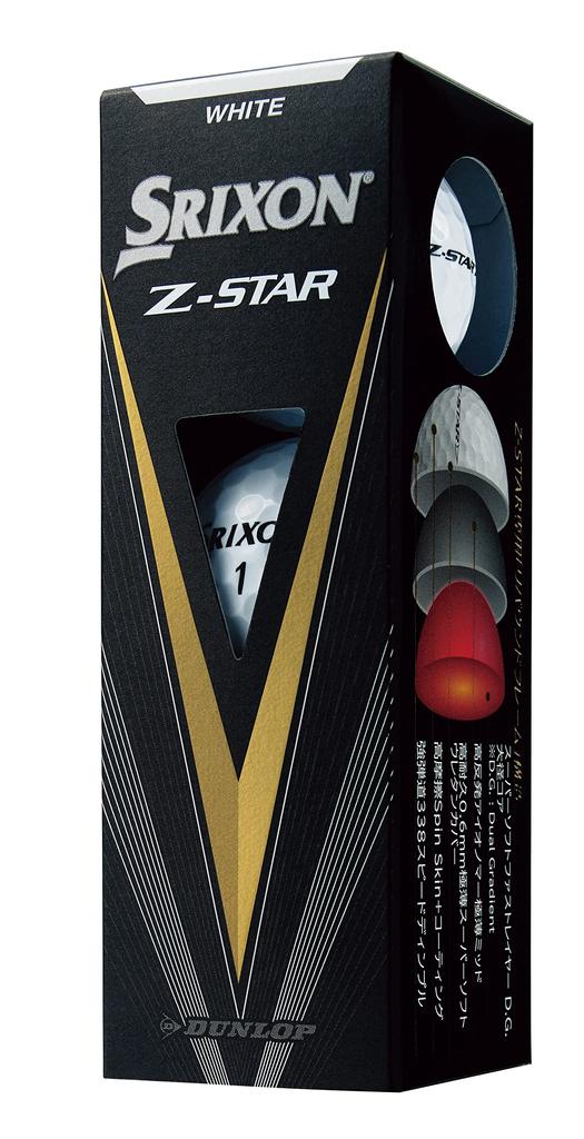 Dunlop Golf Balls SRIXON Z-STAR 2023 Model 1 Dozen (12 Pieces) White