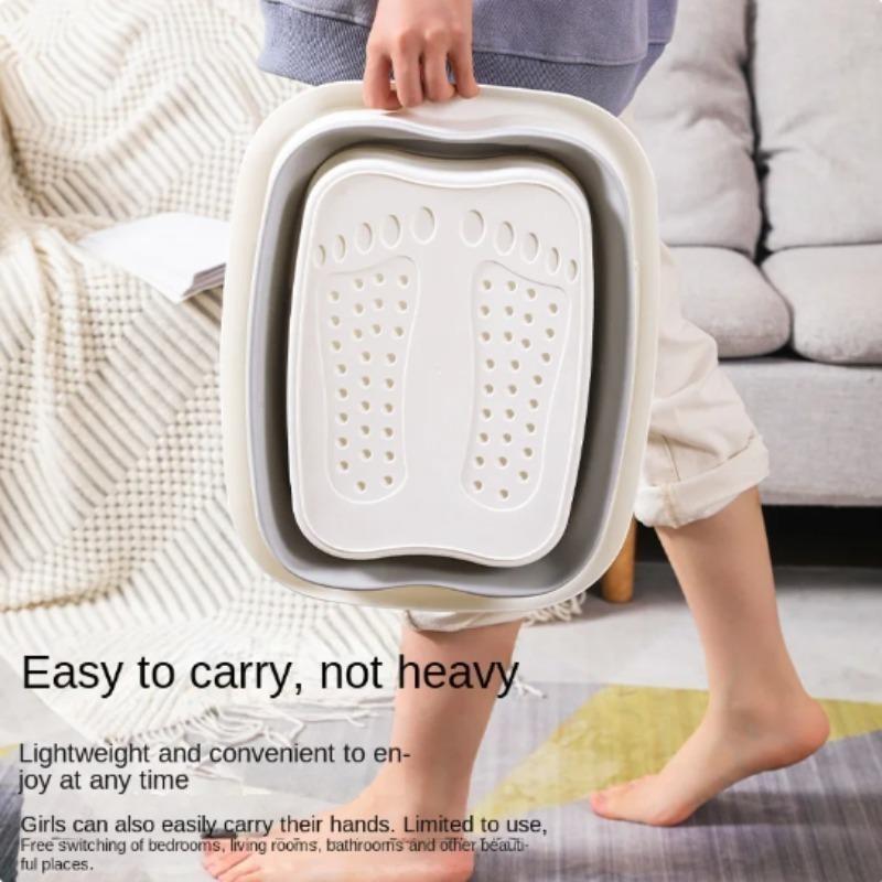 Горячая Складная Массажная Ванночка для Ног Ведро для Замачивания Складной Таз Спа Ведро для Ножной Ванны Бытовая Сауна Ванна для Педикюра