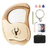 Lyre 19 String String Wooden Metal For Metal Easy To Tuning Wrench Storage Bag For Children Harp, Instrument, Harp, String, Beginners, Compact,