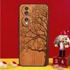 Tree Flower Bamboo Wood Case For Honor Magic 8 5 6 7 Pro Honor Win RT 50 70 90 200 400 Lite X8c X9b X9c X9a X9d Cover