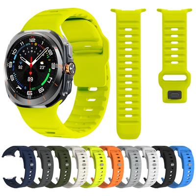 Спортивный мягкий силиконовый ремешок для Samsung Galaxy Watch Ultra Браслет для Galaxy Watch Ultra 47 мм Аксессуары для ремешка часов