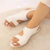 2024 Summer Women's Sandals Roman Sexy Open Toe Shoes Comfortable Womens Flat Shoesoutdoor Beach Slip On New Sandalias Femininas