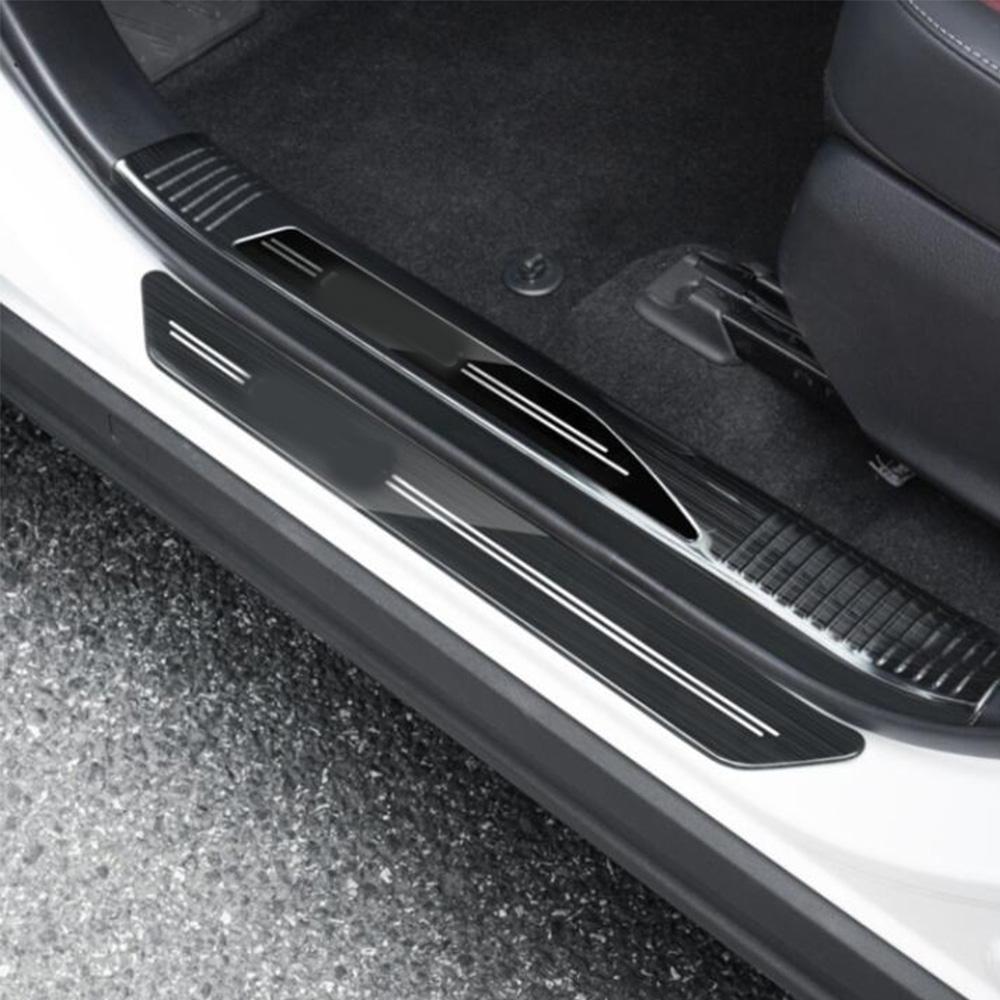 For Lexus NX 250 260 350h 350 F 2022 2023 2024 Stainless Steel Inner Door Sill Scuff Plate Covers Threshold Accessories 4Pcs