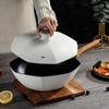 XinSite Octagonal Frying Pan with Aluminum Lid