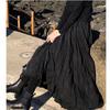 Long Skirts Plus Size Pleated Midi Skirt Summer Lady Elastic Waist Elegant Casual Skirts Women Autumn Temperament Clothing