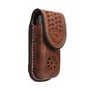 TOURBON EDC Leather Belt Sheath with Pliers Holder for Outdoor and Fishing Multi-Tool Activities, Camping, Hiking,