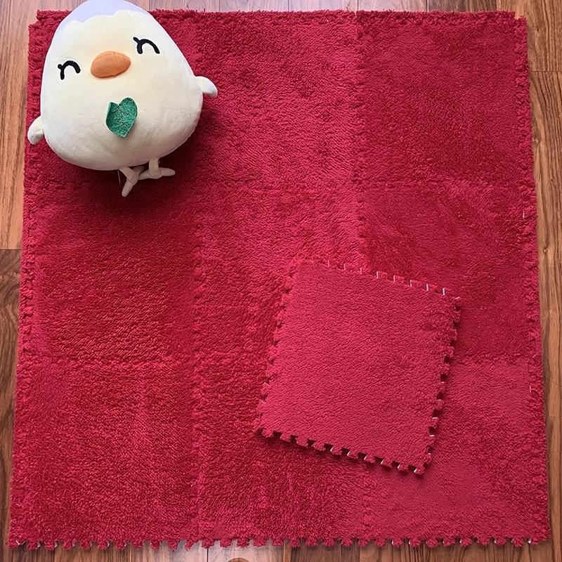 10/20 шт. 30*30 см ковры для гостиной, прикроватные детские мягкие волшебные плюшевые головоломки, толстые моющиеся коврики для ползания