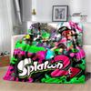 3D мультяшная игра Splatoon С принтом одеяло Фланелевое Теплые одеяла Мягкое и удобное одеяло постельное белье покрывало на кровать Подарок на день рождения