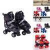 Roller Skate With Double Row Pvc Wheels And Lightweight Pp Pa Sole For Outdoor Recreation