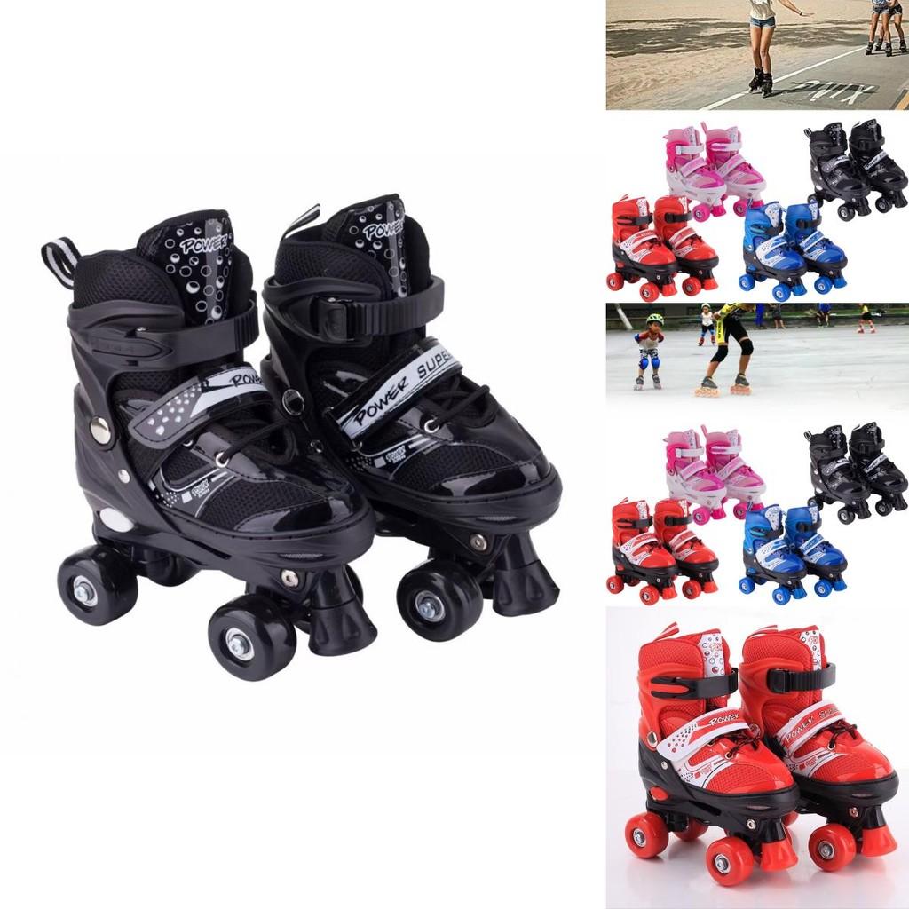 Roller Skate With Double Row Pvc Wheels And Lightweight Pp Pa Sole For Outdoor Recreation