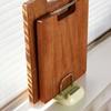 Plastic Cutting Board Holder Stable Pot Lid Stand Multi-functional Pot Cover Shelf  for Kitchen
