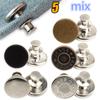 5Pcs Button Pins for Jeans No Sew Instant Detachable 17mm Replacement Button Adjustable Pants Buttons Kit