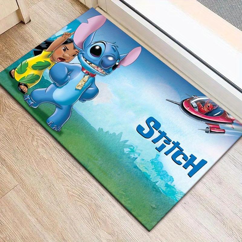 1pc Stitch Pattern Area Rug Soft Flannel Floor Mat for Living Room,Office,Bedroom and Carpet