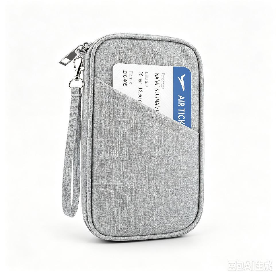 Держатель для паспорта, семейный RFID-держатель для удостоверений личности большой емкости, портативная сумка для хранения билетов и цифровых данных