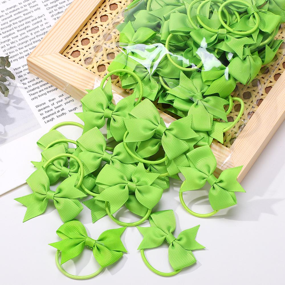 20 шт./лот Банты для волос из ленты для девочек Резинка Детские милые банты для чирлидинга Повязка на голову Бутик Детская повязка на голову головной убор ДЕТСКИЕ БАНТЫ