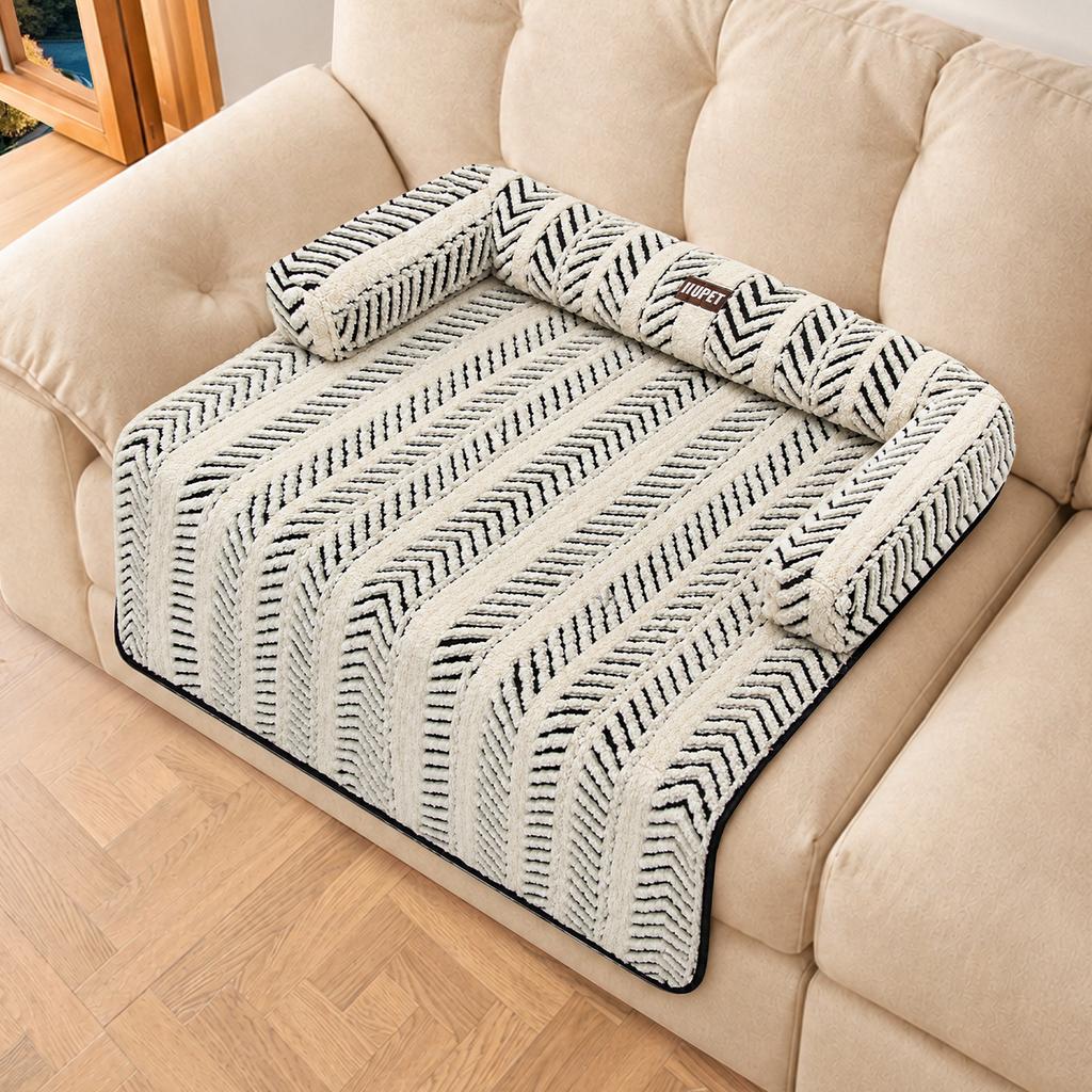 Anti-Scratch Pet Mat Non-Slip Sofa Protector Thickened Sleeping Pad Dog Bed Cat Nest All-Season Universal