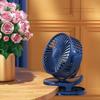 Мини USB вентилятор Вентилятор с аккумулятором и таймером Сильный ветер 3 скорости Настольный Портативный Тихий Офис Кемпинг На открытом воздухе