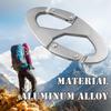 Mini Safe Survival Clip Multi Tool Mountaineering Locking 8 Shape Hook Carabiner Carabiners Clip
