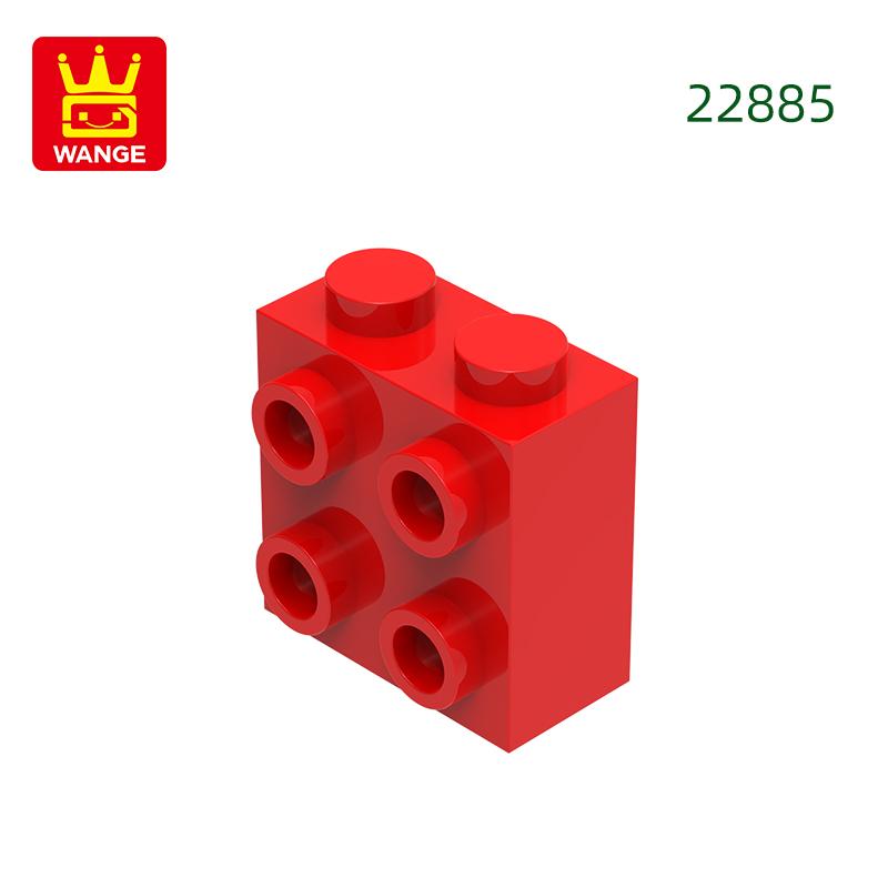 Нетоксичный 77 шт./лот 1x2x1 2/3 С шипами с 1 стороны Блок Moc Цветные Аксессуары Совместимые с 22885 Кирпич DIY Детская Игрушка Сборка