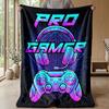 Pro Gamer Gear Theme blanket Lightweight Warm Flannel Blanket Decorative Throw Blanket for Home Decoration